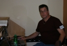 Rob Newton at the controls