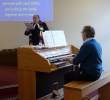 John Bailey playing for Andrew's hymn