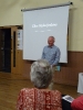 Clive starting his illustrated talk