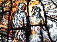 The presence of the light - Kate Austin Malvern stained glass